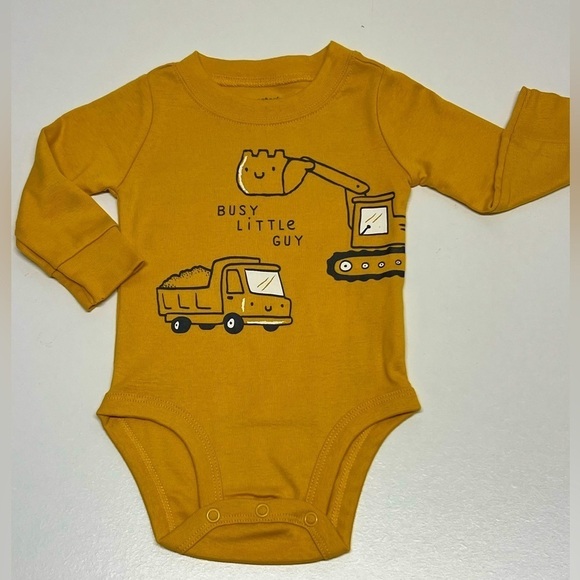 Carter’s - Baby Boy's 4-Piece Long Sleeve Bodysuits & Jogger Pants Set - Picture 3 of 13